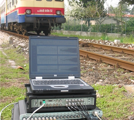 Railway vibration test