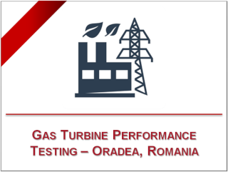 Gas turbine performance testing - District heating plant of Oradea, Romania